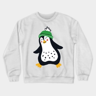 Penguin Party, Gray Crewneck Sweatshirt